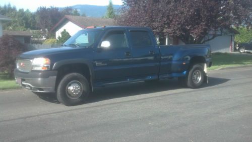 2001 gmc sierra 3500 sle crew cab pickup 4-door 6.6l