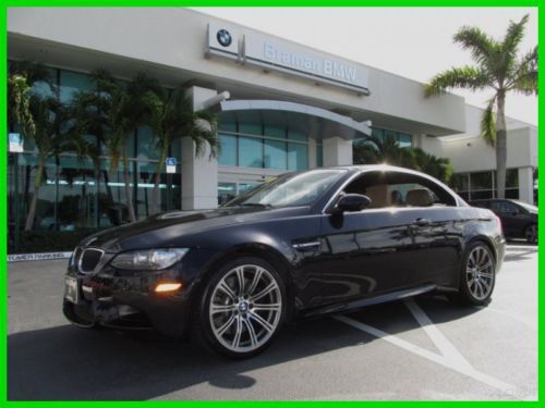 11 certified jerez black 4l v8 m-double clutch m3 convertible *premium 2 package