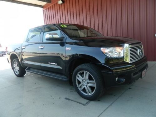Crew max limited 4x4 1-owner sunroof nav rear camera heated seats tow pkg