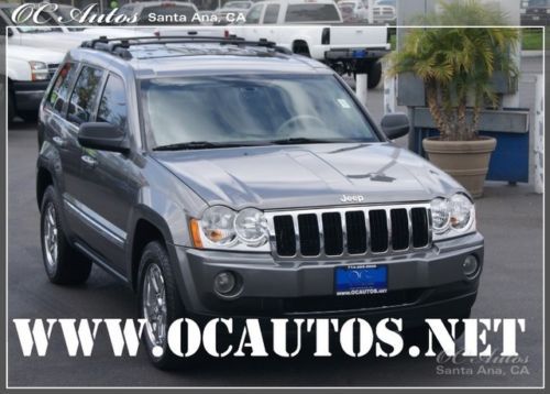 2007 jeep grand cherokee 3.0l diesel limited low miles!