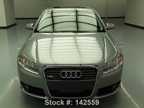 2008 audi a4 2.0t turbocharged auto sunroof leather 58k texas direct auto