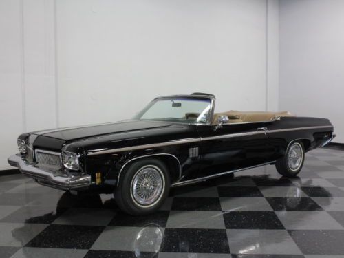 Very clean olds delta convertible, great black on tan color combo, 455 big block