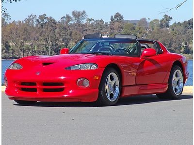 1998 dodge viper rt/10 450hp 6 speed 1 owner like new