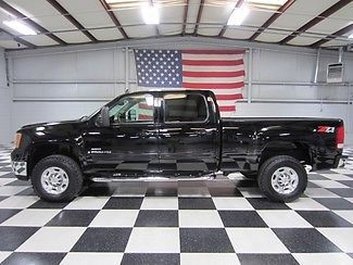 Black 1 owner crew cab duramax diesel allison financing leather htd extra&#039;s nice