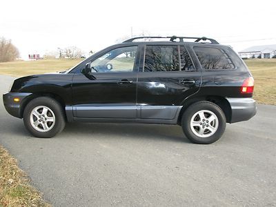 2004 04  sante fe suv 4x4 awd  no reserve loaded clean inside