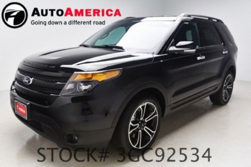 2013 ford explorer sport 19k miles one 1 owner nav leather 3rd row clean carfax