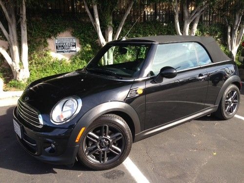 Purchase used 2011 Mini Cooper Convertible, 16k miles, one owner, black ...