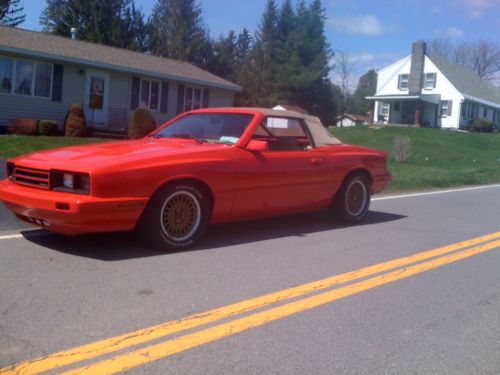 Asc mclaren convertible,mercury capri, ford mustang