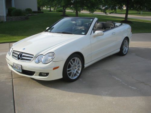 2009 mercedes benz clk 350 cabriolet convertible w/navigation pkg