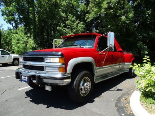 1997 chevrolet 3500 truck diesel dual wheels highway miles no reserve !