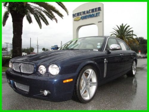 08 indigo blue xj super v8 4.2l v8 jag *picnic tables *heated &amp; ventilated seats