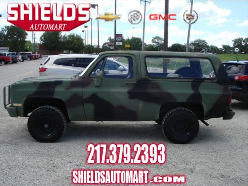 1985 chevrolet military k5 blazer 10-cyl diesel 4x4