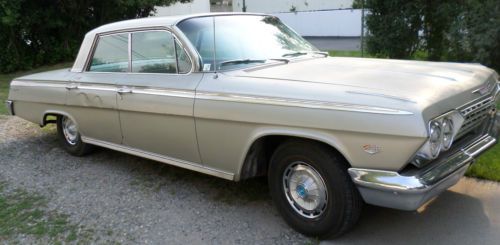 1962 chevrolet impala 4-door hardtop original 327 car rust-free survivor