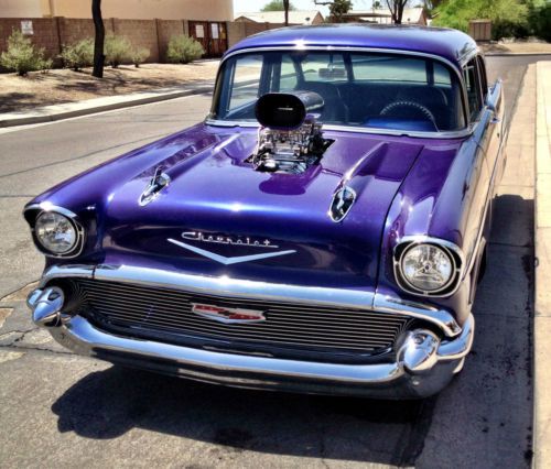 1957 chevy 210 pro street hot rod