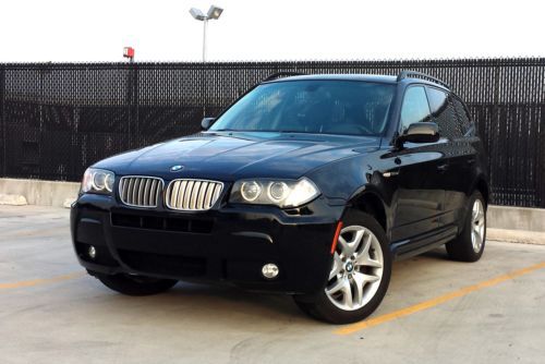 2007 bmw x3 3.0si m-sport, awd, navi, leather, premium, panorama roof, xenon