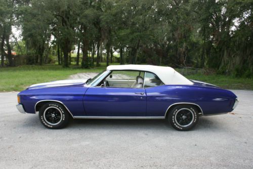 1972 chevrolet malibu ss convertible