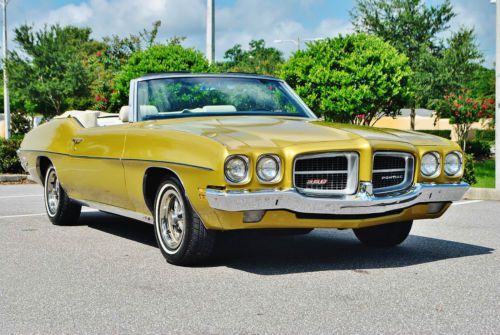 Stunning original 1971 pontiac lemans sport convertible must be seen time warp