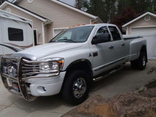 2008 dodge ram 3500 quad cab dually laramie.  6.7 cummins diesel.  38,644 miles.