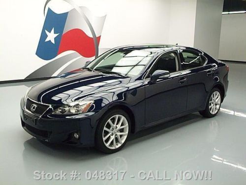 2011 lexus is250 awd htd seats sunroof nav rear cam 32k texas direct auto