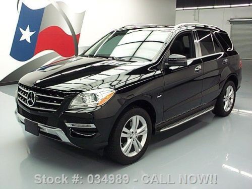 2012 mercedes-benz ml350 p1 4matic awd sunroof nav 20k texas direct auto