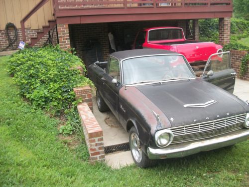 Two 1962 rancheros one with 289 4 spd. one with 429 v-8