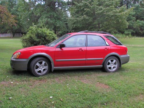 2004 subaru impreza outback sport wagon 4-door 2.5l