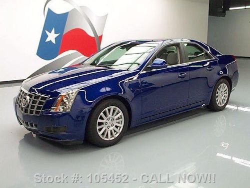 2012 cadillac cts 3.0 lux sedan pano roof htd seats 35k texas direct auto