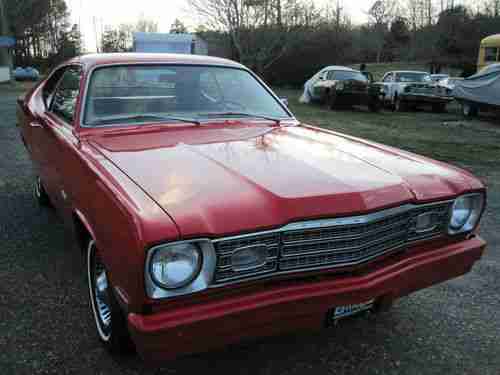 1973 73 Plymouth Duster New Red Paint, image 5