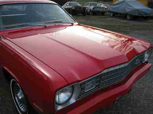 1973 73 Plymouth Duster New Red Paint, image 9