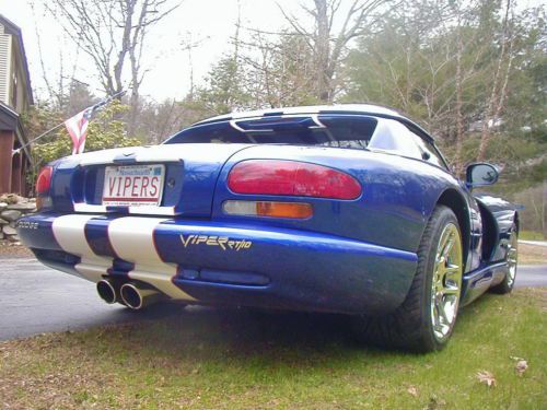 Rt10 1999 dodge viper roadster/ convertible w/ hardtop &amp; many extra&#039;s stunning