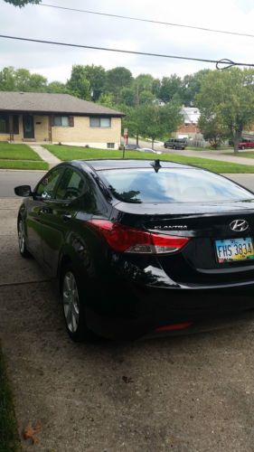 Black 2011 Hyundai Elantra Limited - Sun Roof, Blue Tooth, Heated Leather Seats, image 4