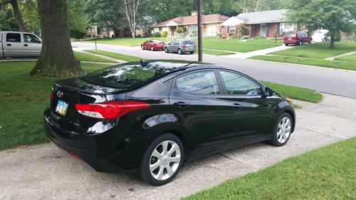 Black 2011 Hyundai Elantra Limited - Sun Roof, Blue Tooth, Heated Leather Seats, image 6