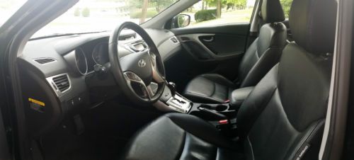 Black 2011 Hyundai Elantra Limited - Sun Roof, Blue Tooth, Heated Leather Seats, image 8