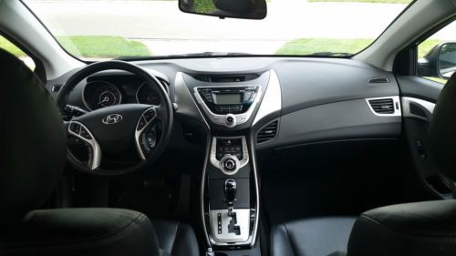 Black 2011 Hyundai Elantra Limited - Sun Roof, Blue Tooth, Heated Leather Seats, image 9