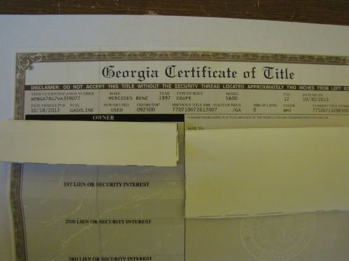 1997 Mercedes-Benz S600 2 door coupe. Motor locked, for parts., image 23