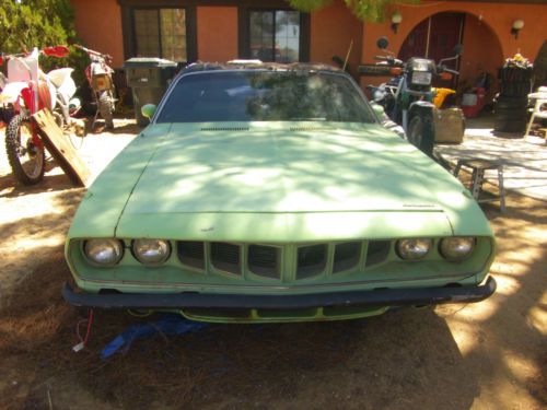 1971 plymouth barracuda project car