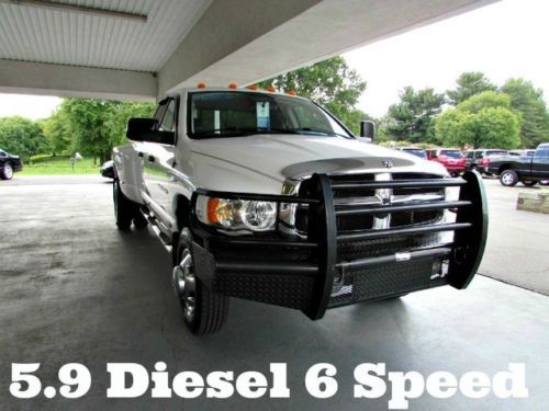 2005 dodge ram 3500 5.9l 6 speed manual cummins turbo diesel dually 4x4 truck