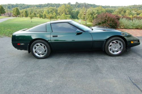 1992 corvette lt1 coupe, 6-speed, removable bronze top-low mileage