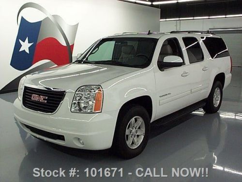 2014 gmc yukon xl slt htd leather rear cam 3rd row 32k texas direct auto