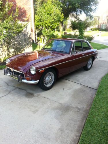 1970 mgb gt, newly finished rebuild