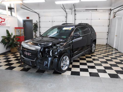 2013 gmc terrain slt awd 17k leather no reserve salvage rebuildable repairable