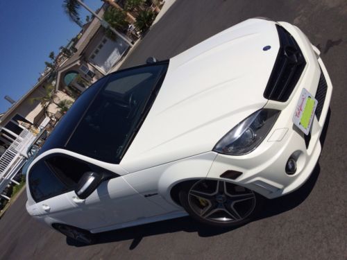 Mercedes c 63 c63 amg white custom upgrades carbon fiber fast excellent