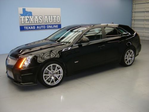 We finance! 2012 cadillac cts-v wagon supercharged nav roof recaro texas auto