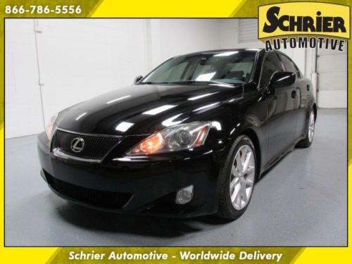 06 lexus is 350 rwd black heated leather sunroof 3.5l 6 cyl