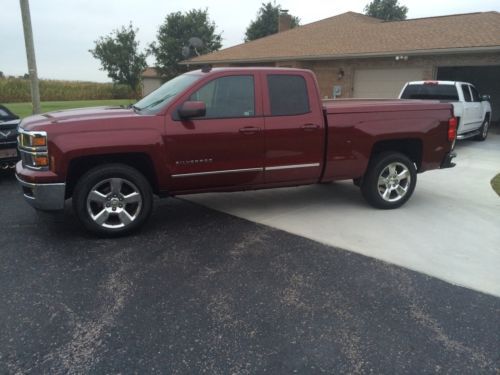 2014 chevrolet silverado-low miles, one owner, 5.3l v8, double cab, short bed!
