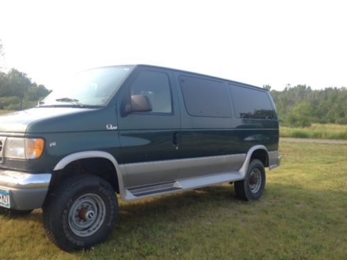 2001 ford e-350 econoline 10 passenger van quigleyconversion 4x4 2-door 6.8l