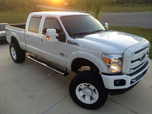 2011 ford f250 super duty crew cab truck 6.7 h&amp;s all deletes diesel mini max 4x4