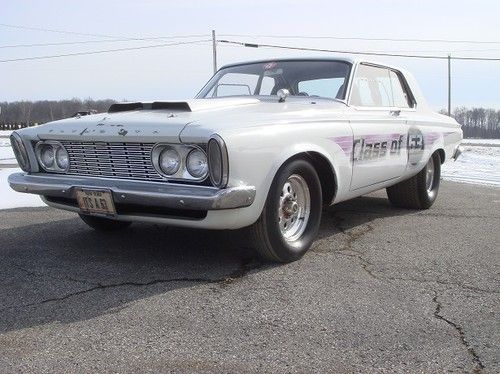 1963 plymouth sprot fury drag race gasser hot rat rod pro stock mopar classic