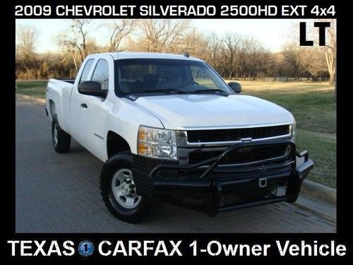 2009 chevrolet silverado 2500hd 4x4 ext cab lt leather tx one owner clean carfax