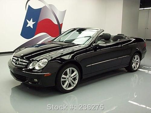 2008 mercedes-benz clk350 cabriolet htd seats nav 56k texas direct auto